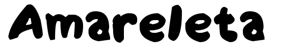 Amareleta font