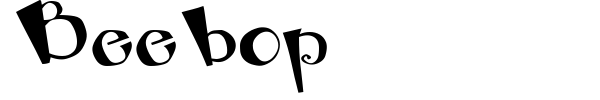 Beebop font preview