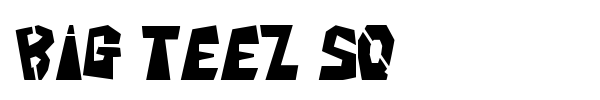 Big Teez Sq font