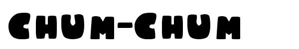 Chum-Chum font