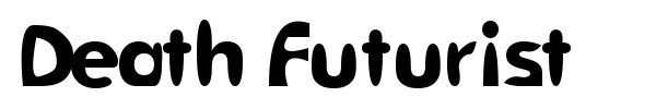 Death Futurist font