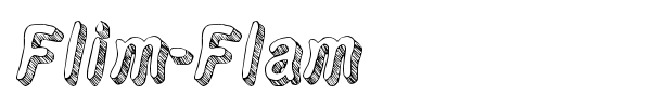 Flim-Flam font preview