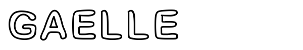 Gaelle font