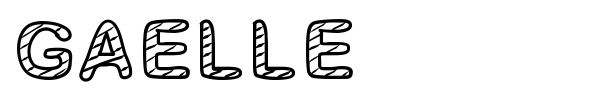 Gaelle font preview