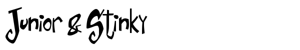 Junior & Stinky font