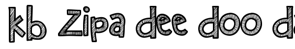KB Zipa Dee Doo Dah font
