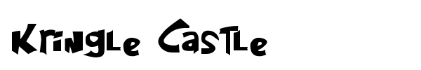 Kringle Castle font