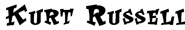 Kurt Russell font