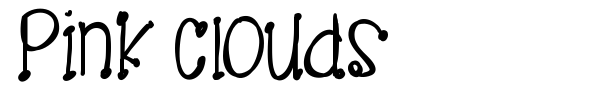 Pink Clouds font