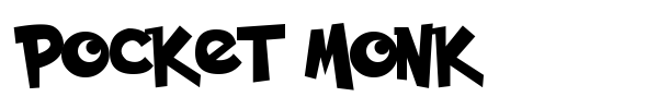Pocket Monk font