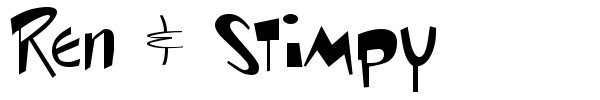Ren & Stimpy font preview