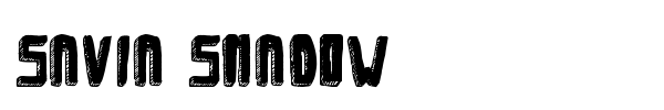 Savia Shadow font