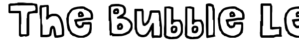 The Bubble Letters font
