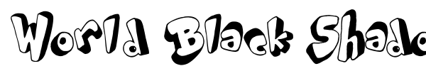World Black Shadow font