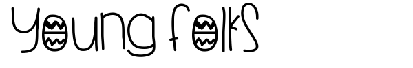 Young Folks font
