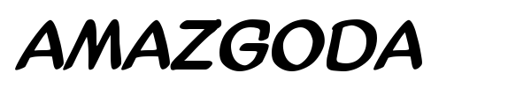 AmazGoDa font preview