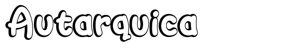 Autarquica font preview