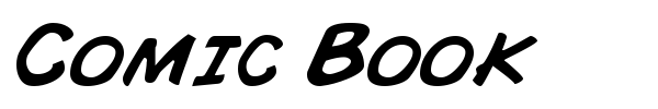 Comic Book font preview