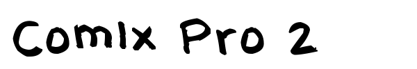 Comix Pro 2 font preview