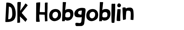 DK Hobgoblin font