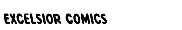 Excelsior Comics font