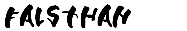 Falsthan font
