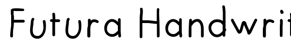 Futura Handwritten font