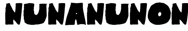 Nunanunong font