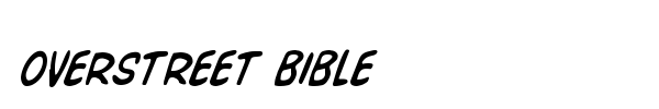 Overstreet Bible font preview