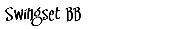Swingset BB font