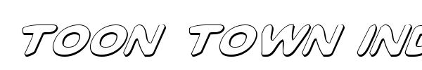 Toon Town Industrial font
