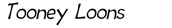 Tooney Loons font