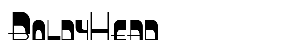 BoldyHead font