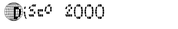 Disco 2000 font preview