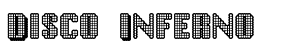Disco Inferno font preview