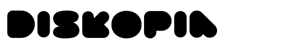 Diskopia font