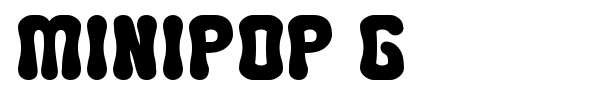Minipop G font