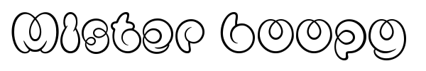 Mister Loopy font