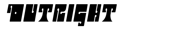 Outright font