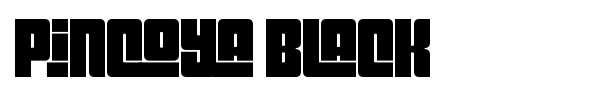 Pincoya Black font preview