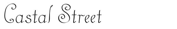 Castal Street font