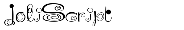 JoliScript font