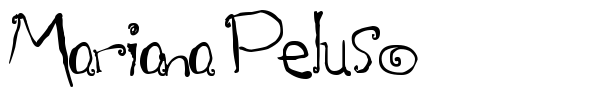 Mariana Peluso font preview