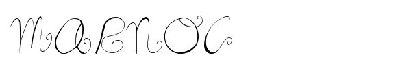 Marnoc font