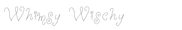 Whimsy Wischy font