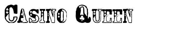 Casino Queen font