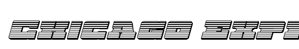 Chicago Express font preview