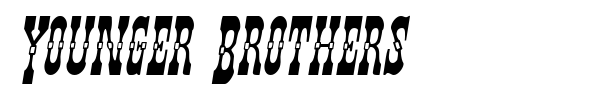 Younger Brothers font preview
