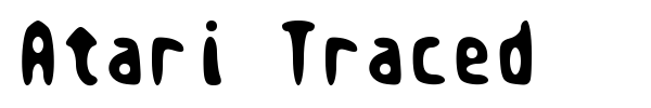 Atari Traced font