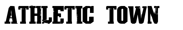 Athletic Town font preview
